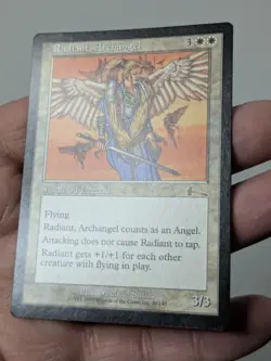 Radiant, Archangel #20 - Urza's Legacy - MTG Magic: The Gathering - Light Play - Image 4
