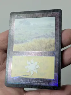 Plains #333 FOIL - Invasion - Basic Land - MTG Magic: The Gathering - Light Play - Image 4