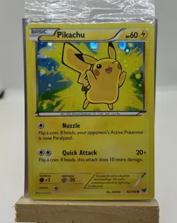 Sealed New Pikachu Holo Limited Cosmo Movie Promo 42/146 Pokemon XY 2 Cards Pack - Image 1