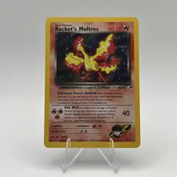 Rocket's Moltres 012/132 Gym Heroes Holo Pokemon TCG NM/LP - Image 1