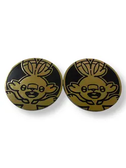 2 Scorbunny Collectible Pokemon TCG Flip Coin Token Jumbo Large Heads & Tails - Image 4