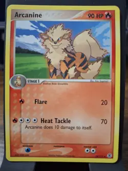 Arcanine 18/112 Firered & Leafgreen Regular Rare Pokemon 2004 MP - Image 1