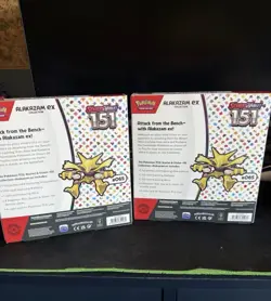2x 151 Alakazam ex Collection Box Scarlet & Violet Pokemon TCG **SEALED/NEW** - Image 2