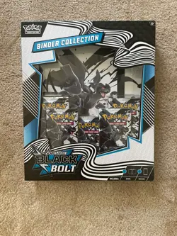 Pokemon TCG Scarlet & Violet Black Bolt Binder Collection Box New/Factory Sealed - Image 1