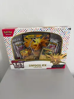 pokemon 151 zapdos ex collection box sealed - Image 1