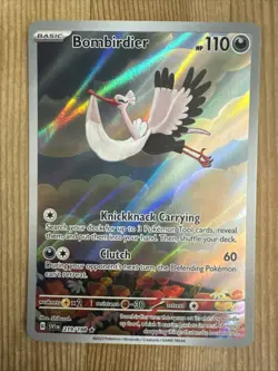 Bombirdier - 219/198 - Scarlet Violet Base Illustration Rare Pokemon TCG NM - Image 1