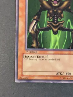 Yugioh TCG - 1x Man Eater Bug - SYE-017 - LP - 1st Edition - Vintage Common 2004 - Image 5