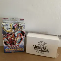YuGiOh lot Starter Deck XYZ Symphony 1st Monster Double Box White NEW Sealed - Image 1