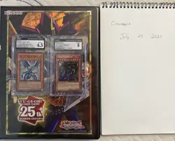 Yugioh Collection Binder- 180 Foil Cards w/180 sleeves- 2 Graded Cards- CGC - Image 1