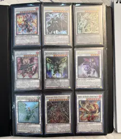 Yugioh Collection Binder- 180 Foil Cards w/180 sleeves- 2 Graded Cards- CGC - Image 2