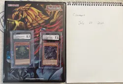 Yugioh Collection Binder- 180 Foil Cards w/180 sleeves- 2 Graded Cards - Image 1