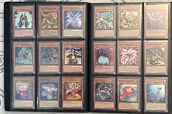 Yugioh Collection Binder- 180 Foil Cards w/180 sleeves- 2 Graded Cards - Image 5