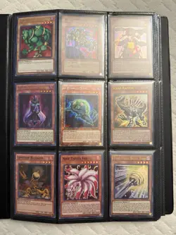 Yugioh Collection Binder- 180 Foil Cards w/180 sleeves- 2 Graded Cards - Image 2