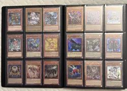 Yugioh Collection Binder- 180 Foil Cards w/180 sleeves- 2 Graded Cards - Image 4