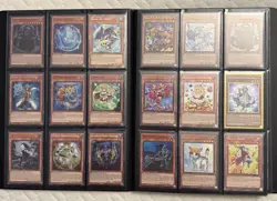Yugioh Collection Binder- 180 Foil Cards w/180 sleeves- 2 Graded Cards - Image 5