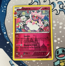 Diancie RC22/RC32 Holo XY Generations Radiant Collection Pokemon Card 2016 LP/MP - Image 1