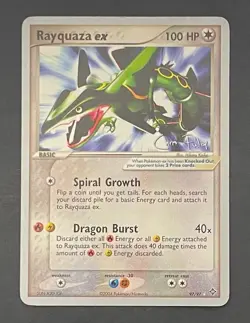 Pokemon Card Rayquaza EX 97/97 World Championships 2004 - Lightly Played - Image 1
