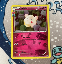 Swirlix RC19/RC32 Holo XY Generations Radiant Collection Pokemon Card 2016 MP - Image 1