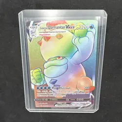 Galarian Darmanitan VMAX 187/185 Secret Rare Vivid Voltage Pokemon Card - Image 1