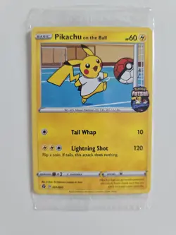 Pikachu On The Ball 001/005 Special Futsal Promo Pokemon Card New & Sealed - Image 1