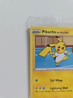 Pikachu On The Ball 001/005 Special Futsal Promo Pokemon Card New & Sealed - Image 2
