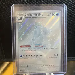 Pokemon Card Crabominable 149/142 Illustration Holo Rare Stellar Crown NM - Image 1