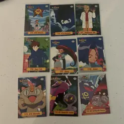 Pokemon Topps Series 1 TV Series 9 Card Puzzle Non Holo LP/NM - Image 3