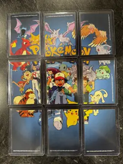 Pokemon Topps Series 1 TV Series 9 Card Puzzle Non Holo LP/NM - Image 3