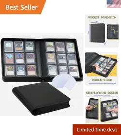 Elegant 252-Card Collection Binder - Side-Loading for Optimal Protection & Style - Image 1