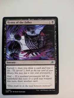 MTG Hymn of the Faller Edge of Eternities NM - Image 1
