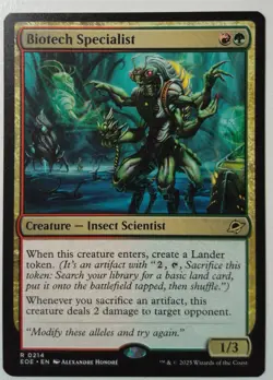 Biotech Specialist *Rare* Magic MtG x1 Edge of Eternities - Image 1