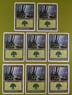 8 Forest (328) Seventh Edition 7th Magic the Gathering MTG 8 - Image 1