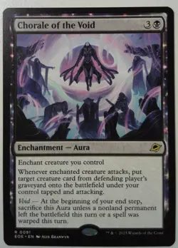 Chorale of the Void *Rare* Magic MtG x1 Edge of Eternities - Image 1