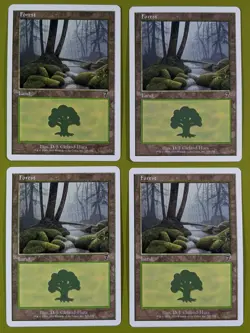 Forest (328) x4 Seventh Edition 7th 4x Magic the Gathering MTG - Image 1