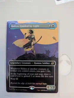 MTG Haliya, Guided by Light Edge of Eternities NM Borderless FOIL - Image 1