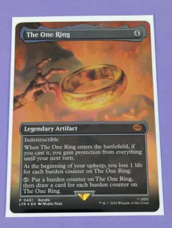 MTG: The Lord of the Rings: The One Ring Foil #0451 Promotional - NM - Image 1