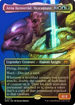 Arna Kennerud, Skycaptain Foil Borderless Modern Horizons 3 NM MTG - Image 1