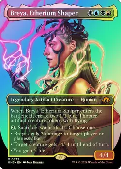Breya, Etherium Shaper Foil Borderless Modern Horizons 3 NM MTG - Image 1