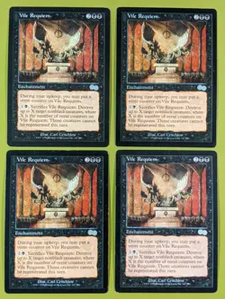 Vile Requiem x4 Urza's Saga 4x Playset Magic the Gathering MTG - Image 1