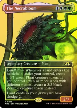 The Necrobloom Foil Borderless Modern Horizons 3 NM MTG - Image 1