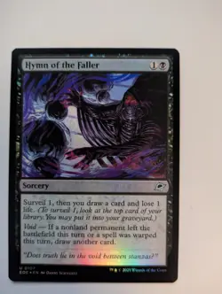 MTG Hymn of the Faller Edge of Eternities NM Foil - Image 1