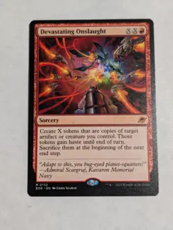 Devastating Onslaught *Mythic Rare* Magic MtG x1 Edge of Eternities - Image 1