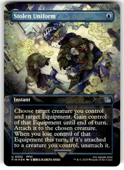 MTG - Stolen Uniform (Borderless) 332 - FINAL FANTASY NM - Image 1