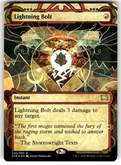 MTG - Lightning Bolt (Foil Etched) 42 - Strixhaven: Mystical Archives NM - Image 1