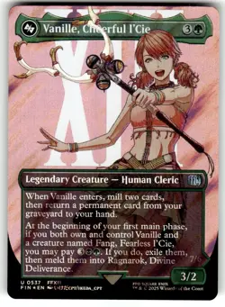 MTG - Vanille, Cheerful l'Cie (Borderless) (Surge Foil) 537 - FINAL FANTASY NM - Image 1