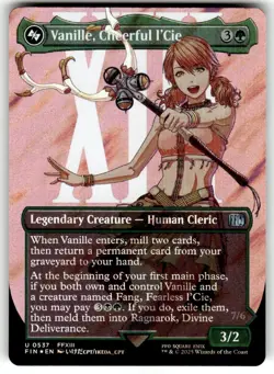 MTG - Vanille, Cheerful l'Cie (Borderless) (Surge Foil) 537 - FINAL FANTASY NM - Image 1