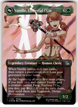 MTG - Vanille, Cheerful l'Cie (Borderless) (Surge Foil) 537 - FINAL FANTASY NM - Image 1