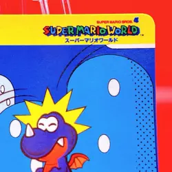 Super Mario World Trading Card Japan Rare Topsun Nintendo Carddass 1993 #107 - Image 5