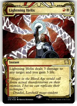MTG - Lightning Helix (Foil Etched) 62 - Strixhaven: Mystical Archives NM - Image 1