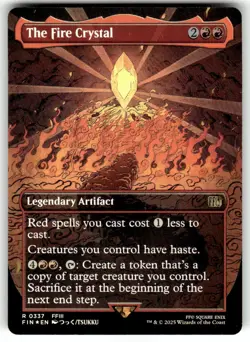 MTG - The Fire Crystal (Borderless) 337 - FINAL FANTASY NM - Image 1